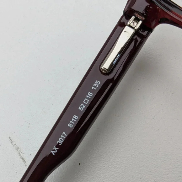 🕶️ Armani Exchange AX3017 8118 Eyeglasses 52/16-135 / JLE233 🕶️ - Picture 6 of 8